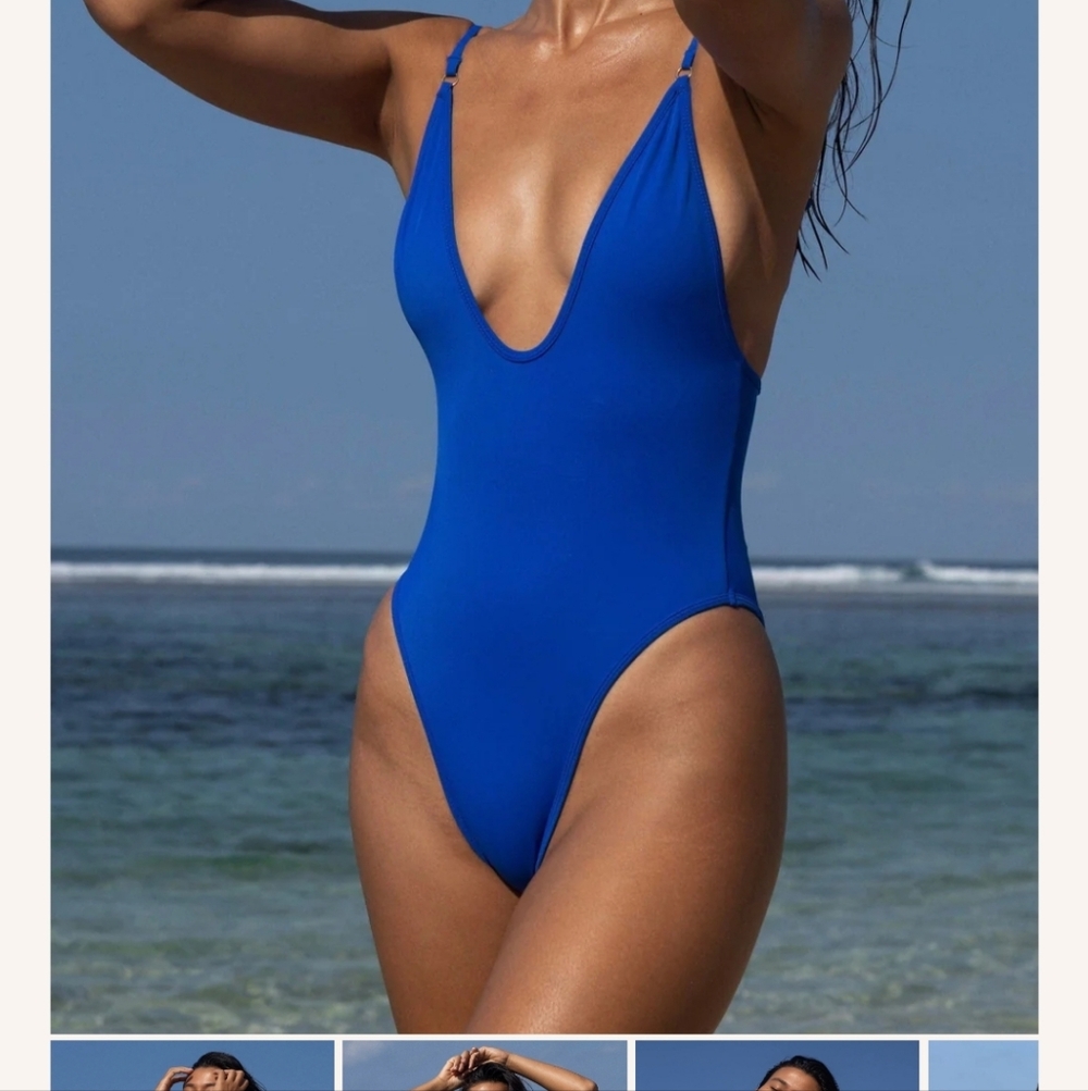 Gooseberry Blue One Piece Swimsuit